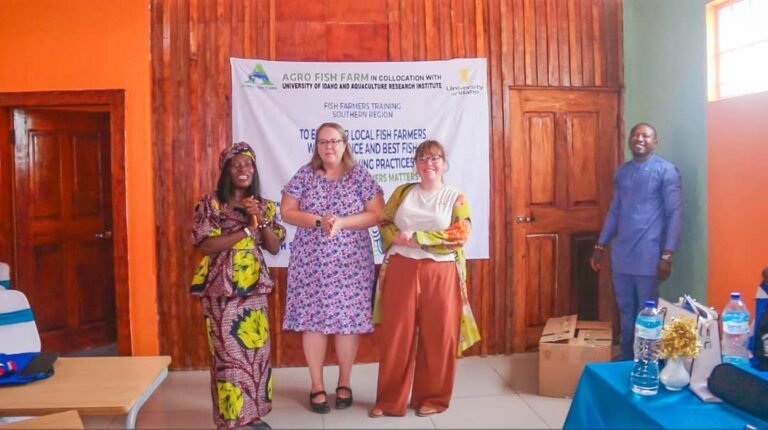 Certificate presentation at a training